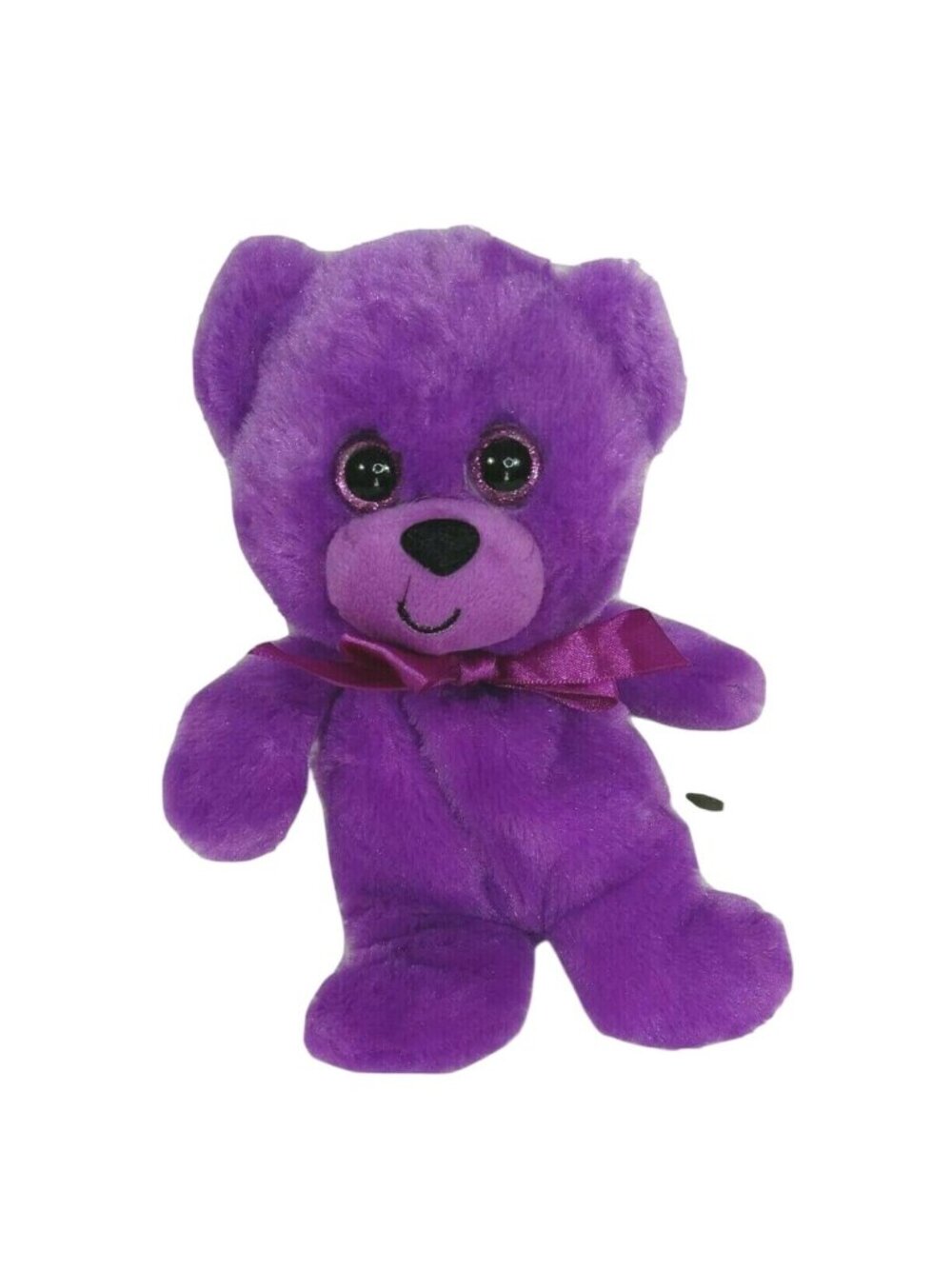 First And Main Rainbow Bear Plush Teddy Bear Purple Stuffed Animal 8 inch #1462